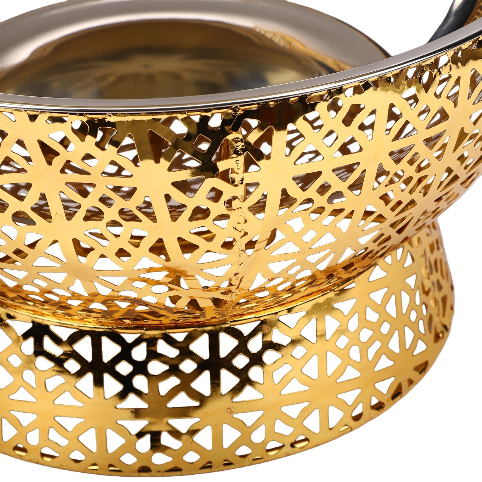 Pissente Calentador de Buffet Redondo de Acero Inoxidable 8L con Patas Desmontables Ganchos para Tapa Acabado de Espejo para Restaurantes Hoteles Banquetes Fiestas Catering