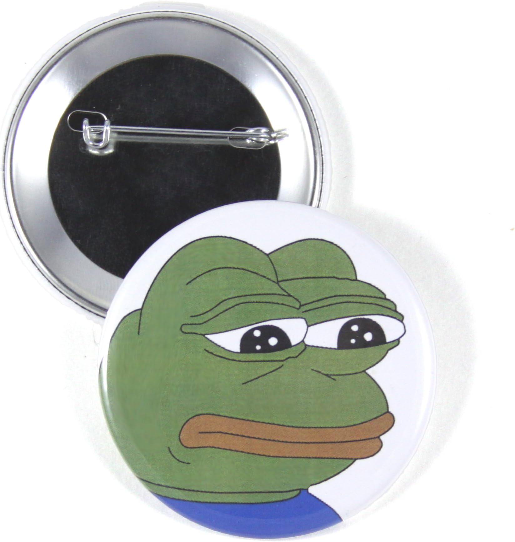 Sad Pepe the Frog 2.25" Pinback Button