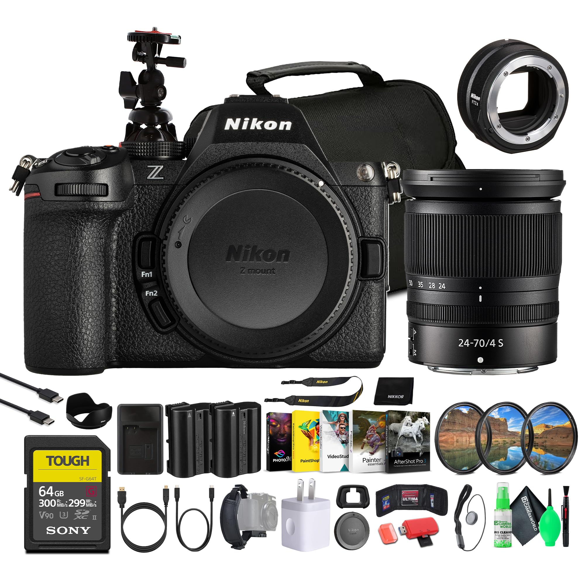 Amazon.com: Nikon Z5 II Mirrorless Camera with 24-70mm f/4 S Lens