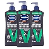 Men's Healing Moisture Hand & Body Lotion For Dry or Cracked Skin Fast Absorbing Non-Greasy Lotion for Men 20.3 oz, Pack of 3