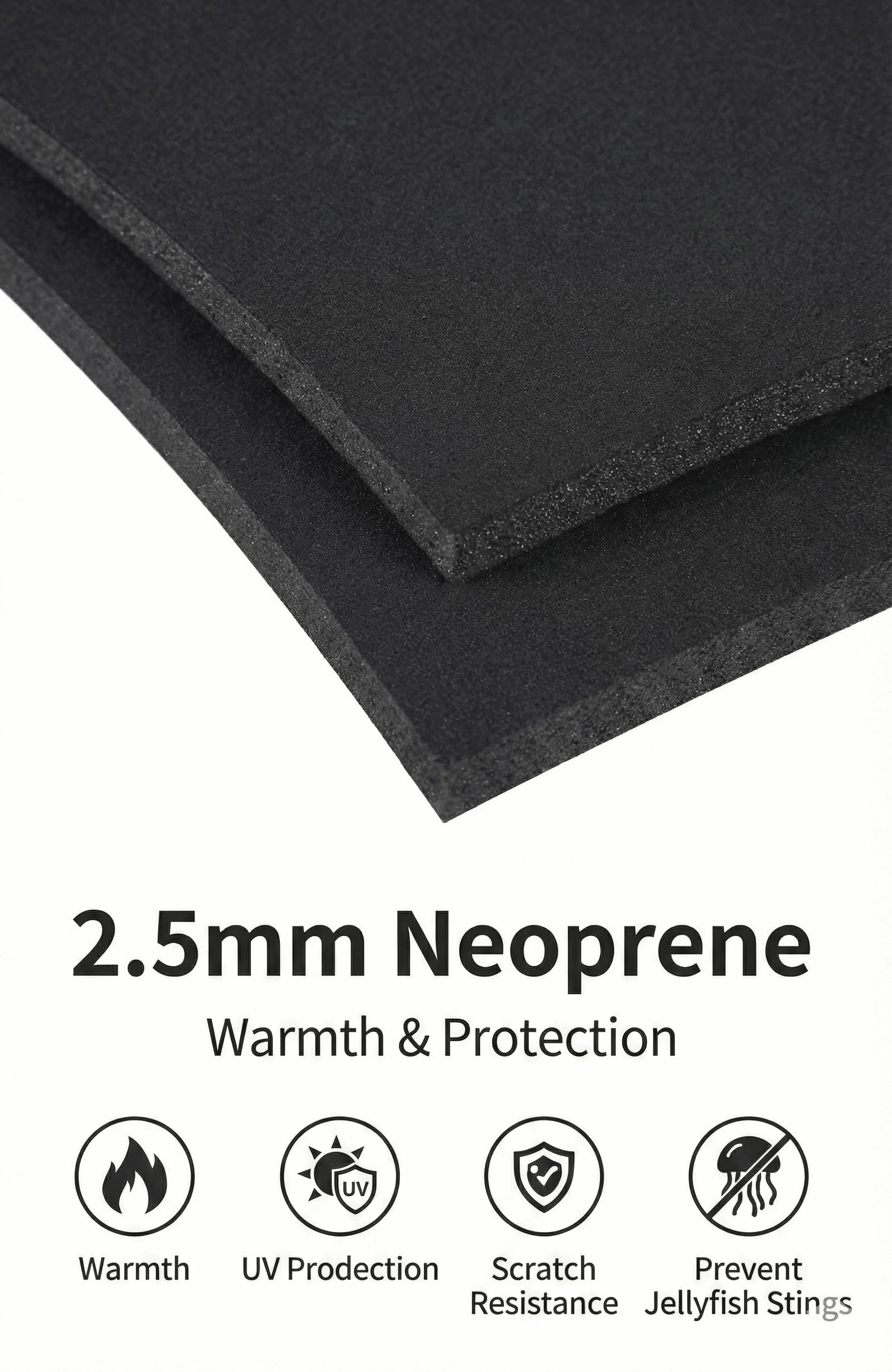 Traje de Neopreno para Niñas, 2.5mm Traje de Baño Térmico de Neopreno, Neopreno Traje de Buceo Engrosado de Manga Larga para Nadar, Bucear, Hacer Snorkel, Surf, Sup