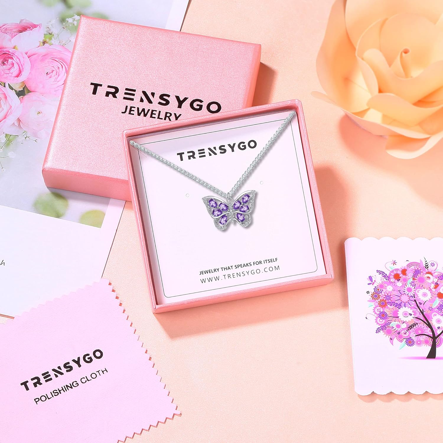 Monarch Butterfly Necklace - 925 Sterling Silver Wing Pendant, Symbol of Love & Strength - Gift for Women, Wife, Daughter - Mother's Day, Anniversary, Valentine's, Christmas, Birthday, Graduation Present - Image 8