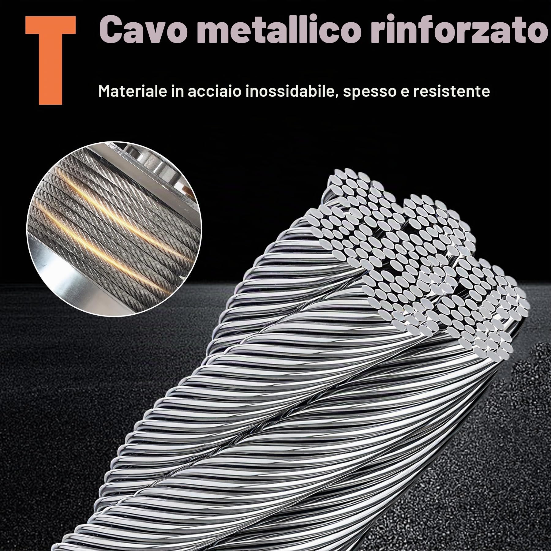 Verricello Manuale Acciaio Inox 1200/2600lbs con Corda 10m(1200lbs) | Verricello Manuale Piccolo con Freno Automatico, Argano Manuale Portatile per Barca e Auto, Scelta Ideale per Trazione