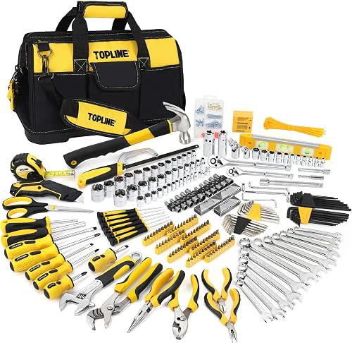 TOPLINE 467-Piece Household Home Tool Sets for Mechanics, 16-Inch Tool