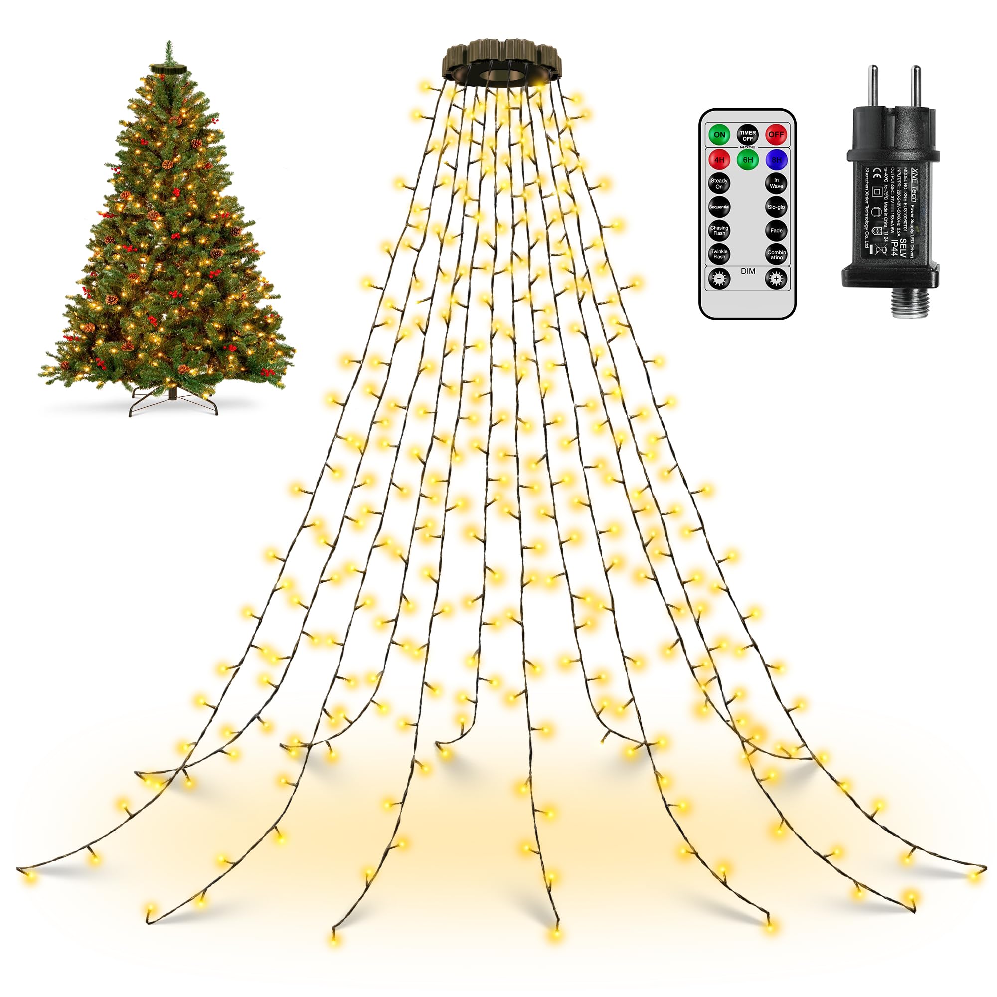 Lichterkette Weihnachtsbaum Lange