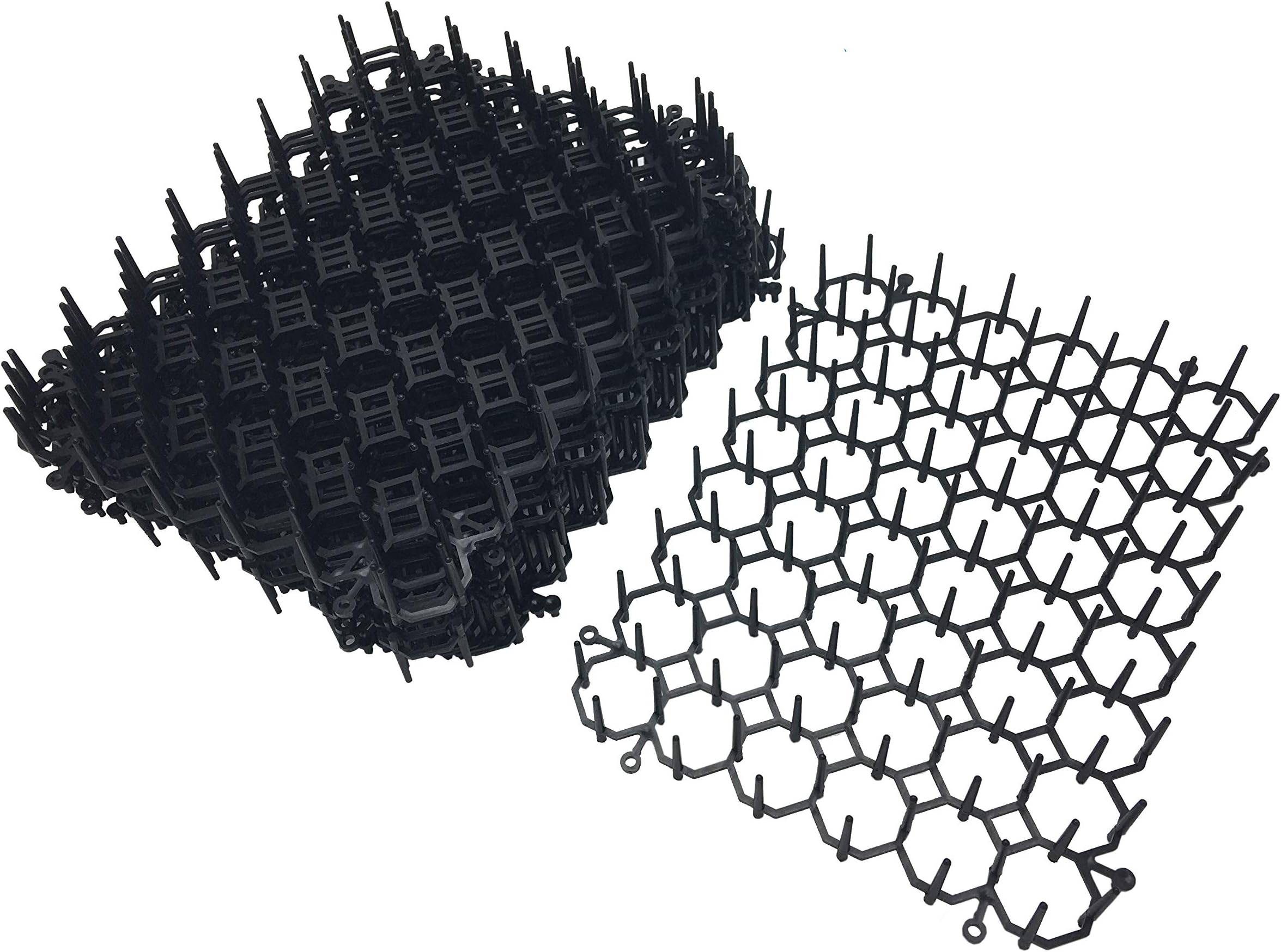 Cat Scat Mat Cat Repellent Mat Plastic Spike 5×5×1 Inches, 12 Pack