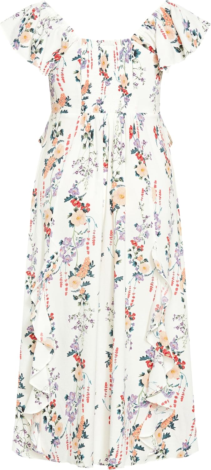 City Chic Fee Print Playsuit - Image 7