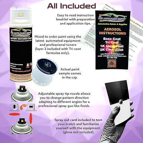 Miniatura 8 de Auto Paint Depot Touch Up Paint for Mazda Pearl White Snowflake White 25D (All Years, All Models) Half Ounce with Clear Coat