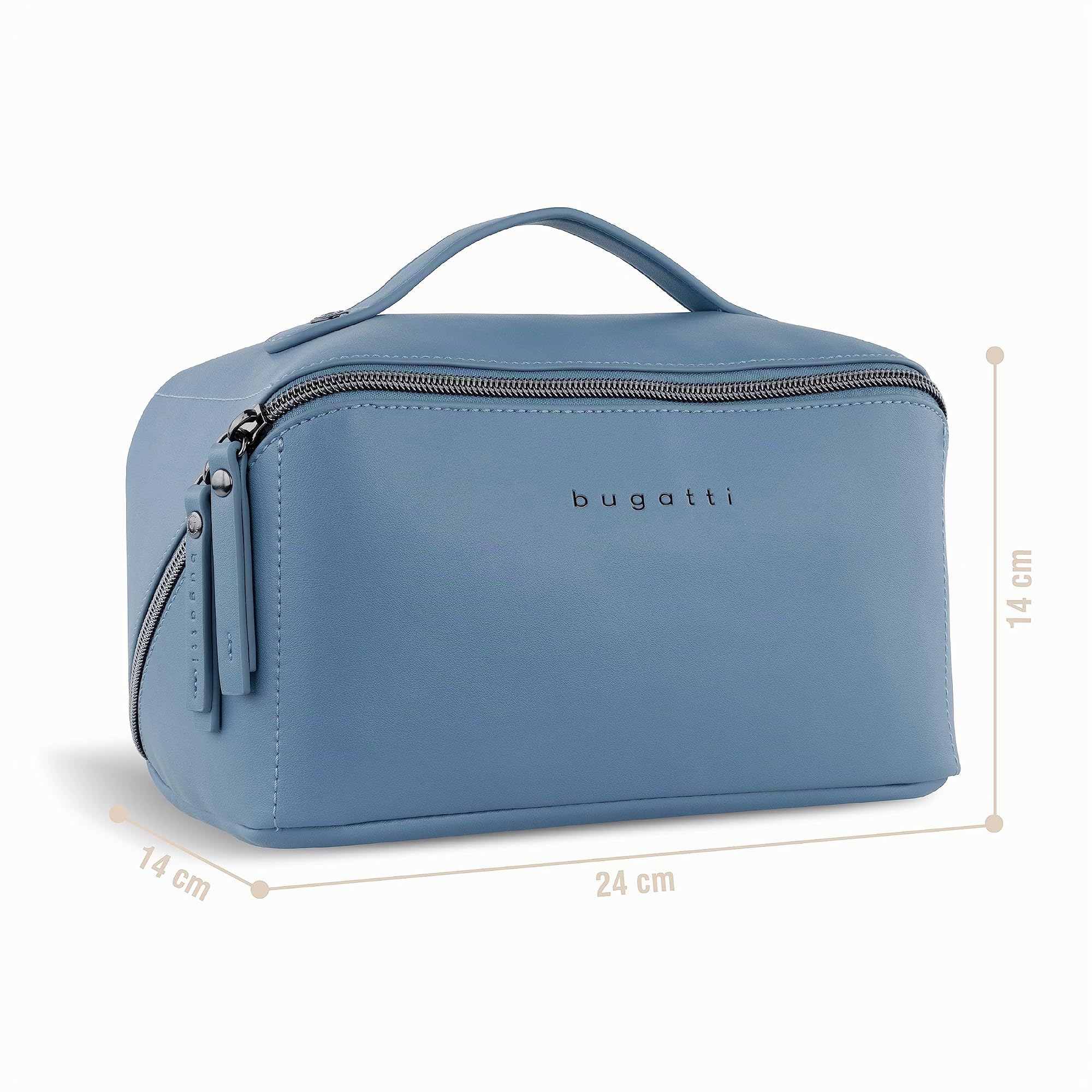 bugatti Almata beauty case da donna, trousse con ampia apertura per i viaggi