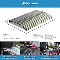 Vista 3 de Rampas de acceso portátiles con extensión de placa superior