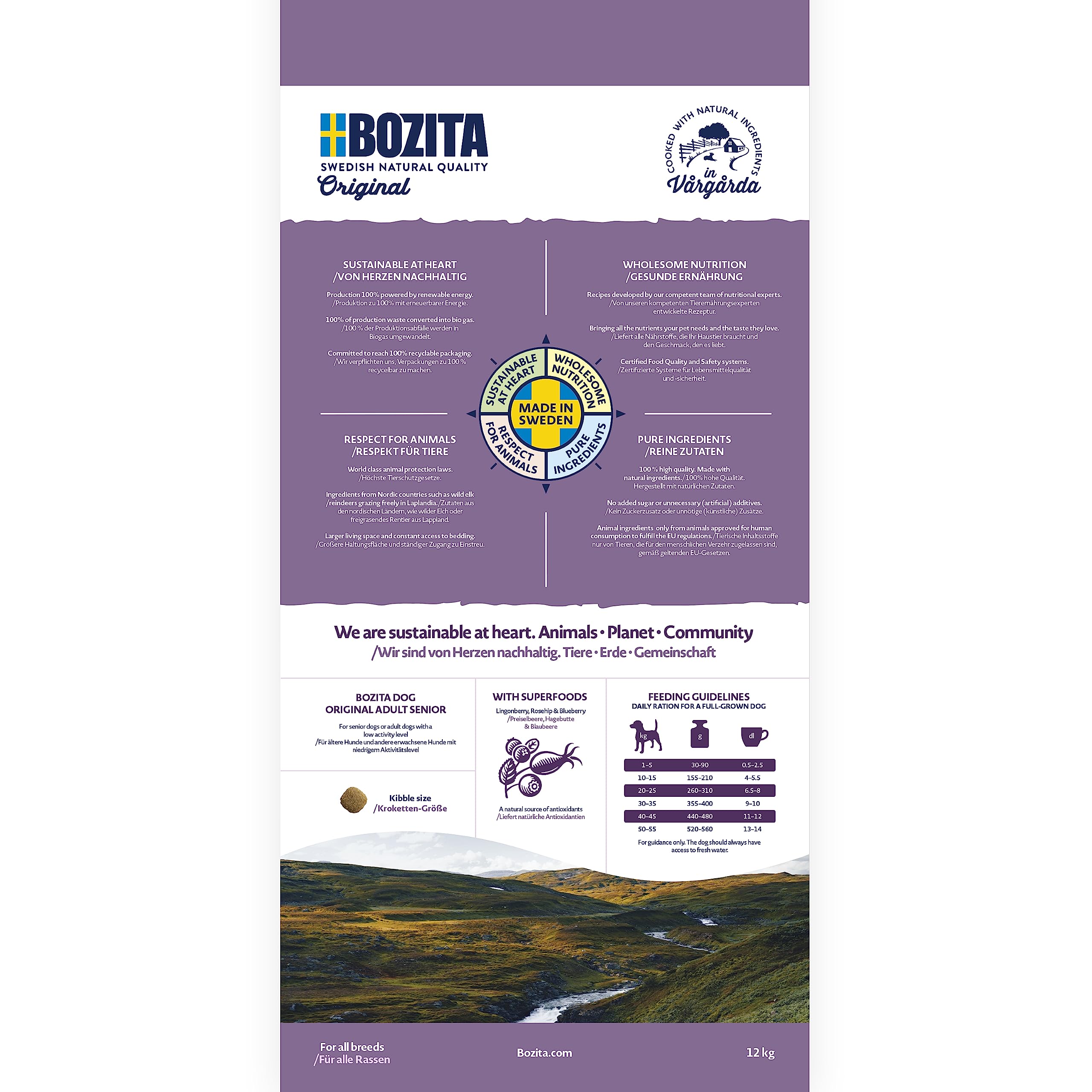 Bozita Dog Original Adulto Senior 12 kg