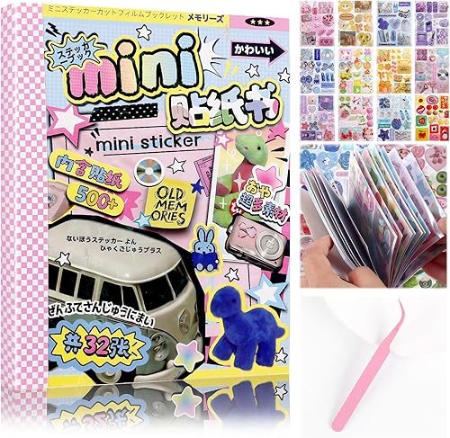 Miniatura 22 de Tmtains 990 piezas de calcomanías japonesas retro, serie de recuerdos románticos, estilo cómic, material de decoración, calcomanías estéticas