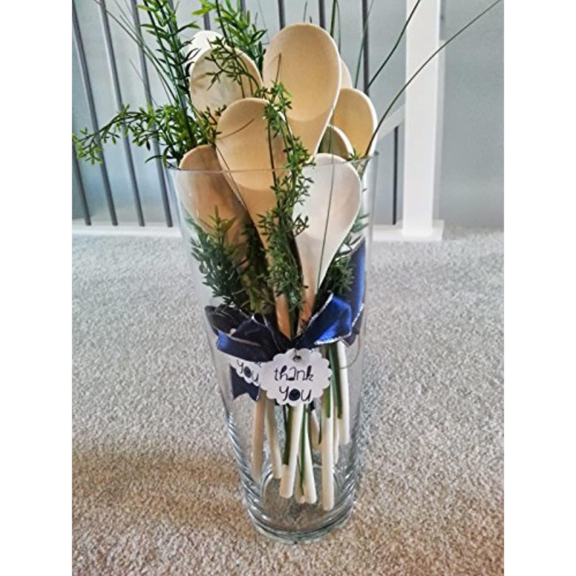 Kitchen Wooden Spoons Mixing Baking Serving Utensils Puppets 10 In - 12 Pack - Image 6