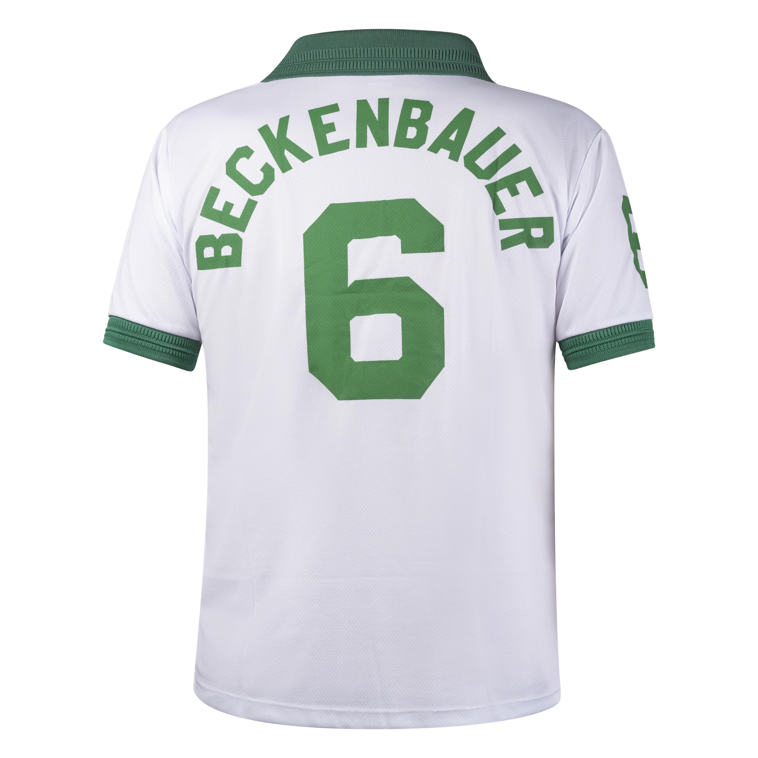 JL Sport Franz Beckenbauer Maglia retrò NY Cosmos USA Football Tribute Numero 6 Jersey Top