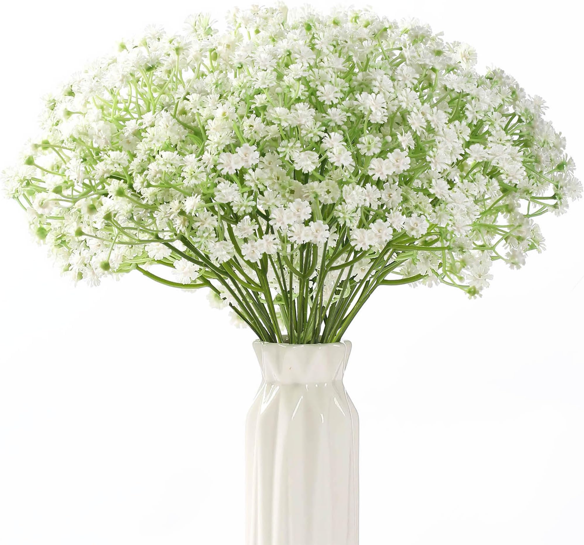 6 Stück Künstliches Schleierkraut Blau - 52cm Für Deko & Hochzeit