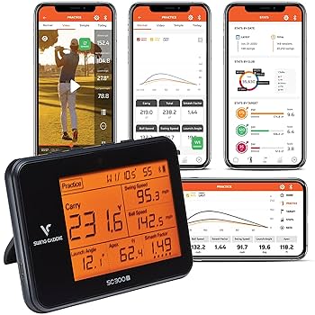Voice Caddie SC300 Portable Golf Launch Monitor and Swing