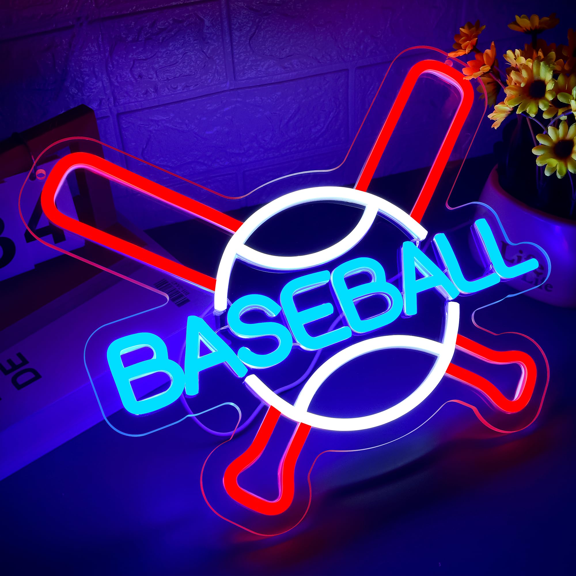 ZKXD311 - Insegna al neon da parete, decorazione da parete, luce al neon per uomo, grotta, sport, insegna luminosa a LED, per club, garage, bar, feste, dormitorio, regali di compleanno per i fan