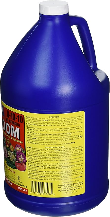 Liquinox 0-10-10 Bloom Fertilizante Líquido 1 Galón miniatura 4