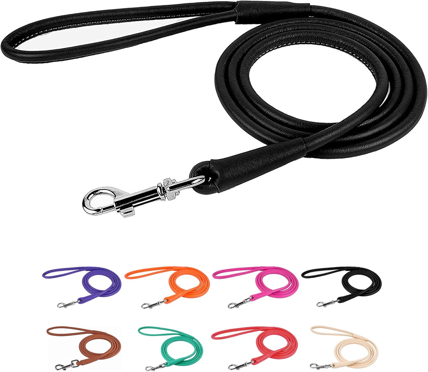 Soft leather dog lead Clearance