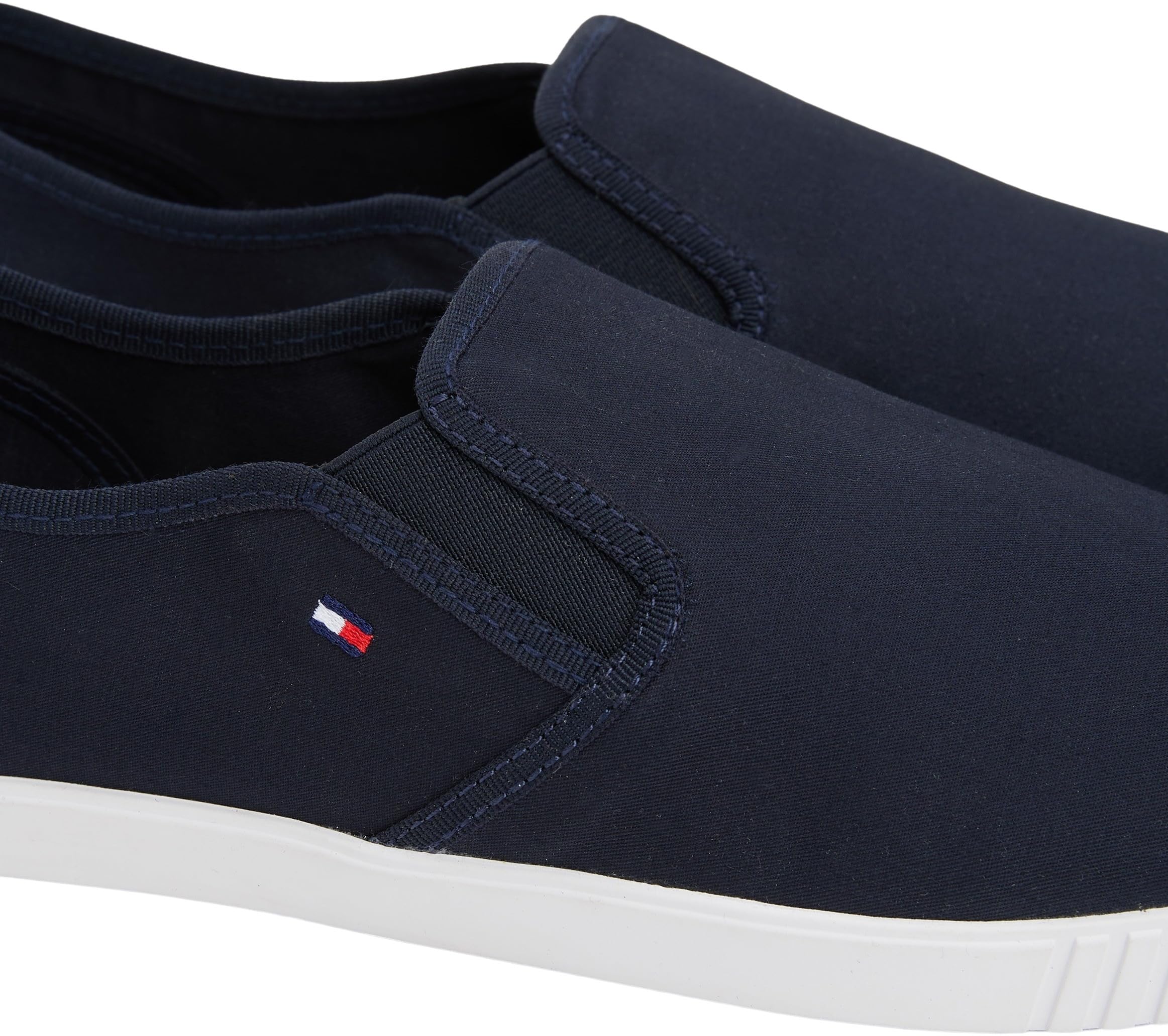 Tommy Hilfiger Kobiety Canvas Slip-on Sneaker Fw0fw08640Niska góra