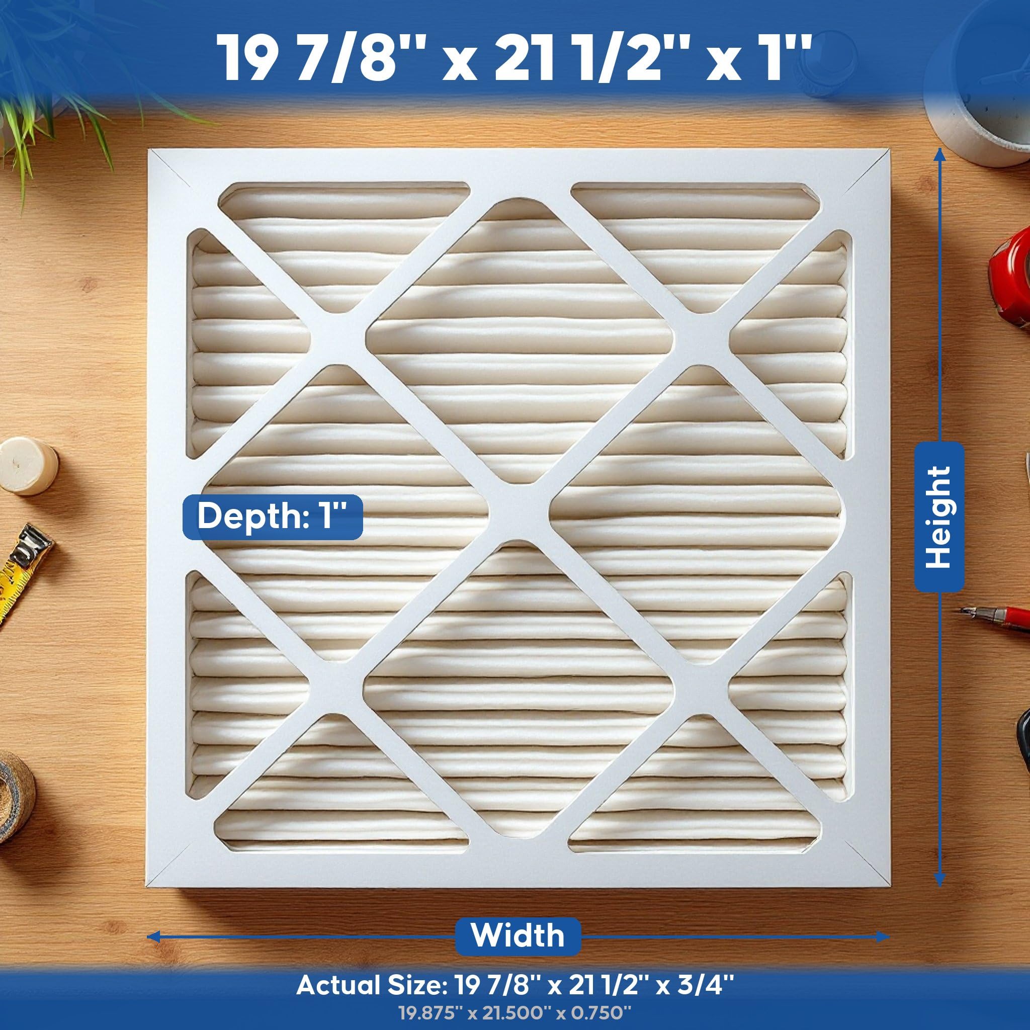 Amazon.com: Aerostar 19 7/8x21 1/2x1 MERV 13 High Efficiency