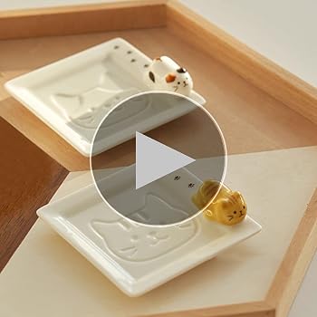 Amazon｜Umora お香立て 線香立て 猫 皿 かわいい アロマ