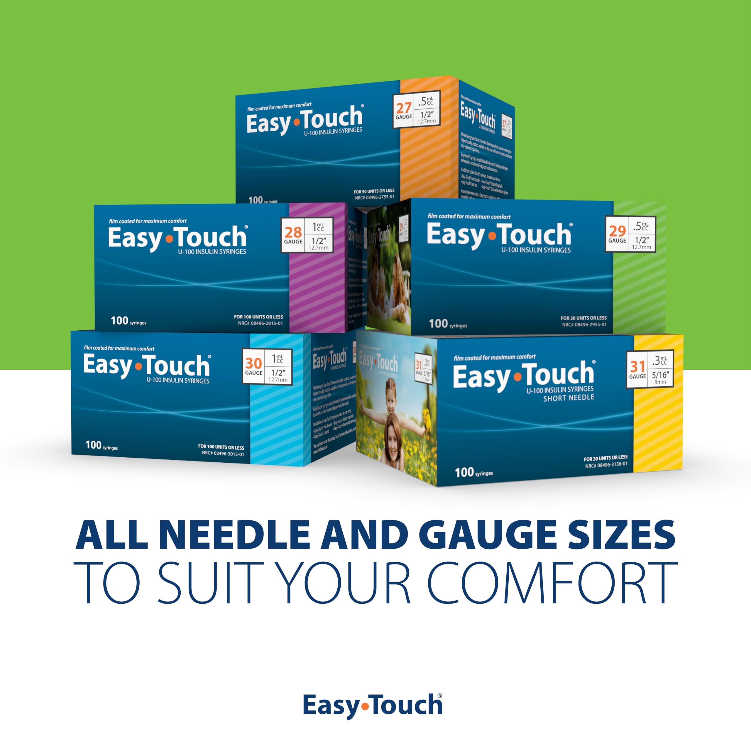EasyTouch Insulin Syringes - 100 Count -7