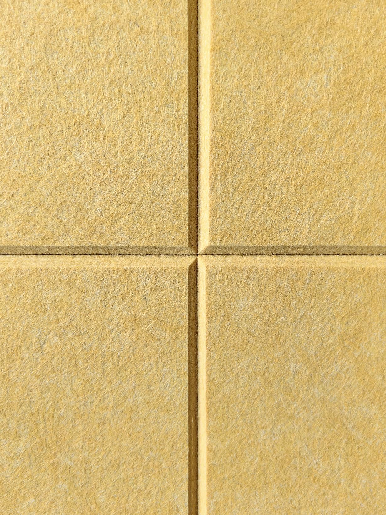 DECORITA Filz-Wandfliesen, große Korktafel-Alternative, ästhetische Filz-Pinnwand für Büro, Zuhause und Klassenzimmer, große Korktafeln für Wände, Pinnwand (12er-Pack), Senf