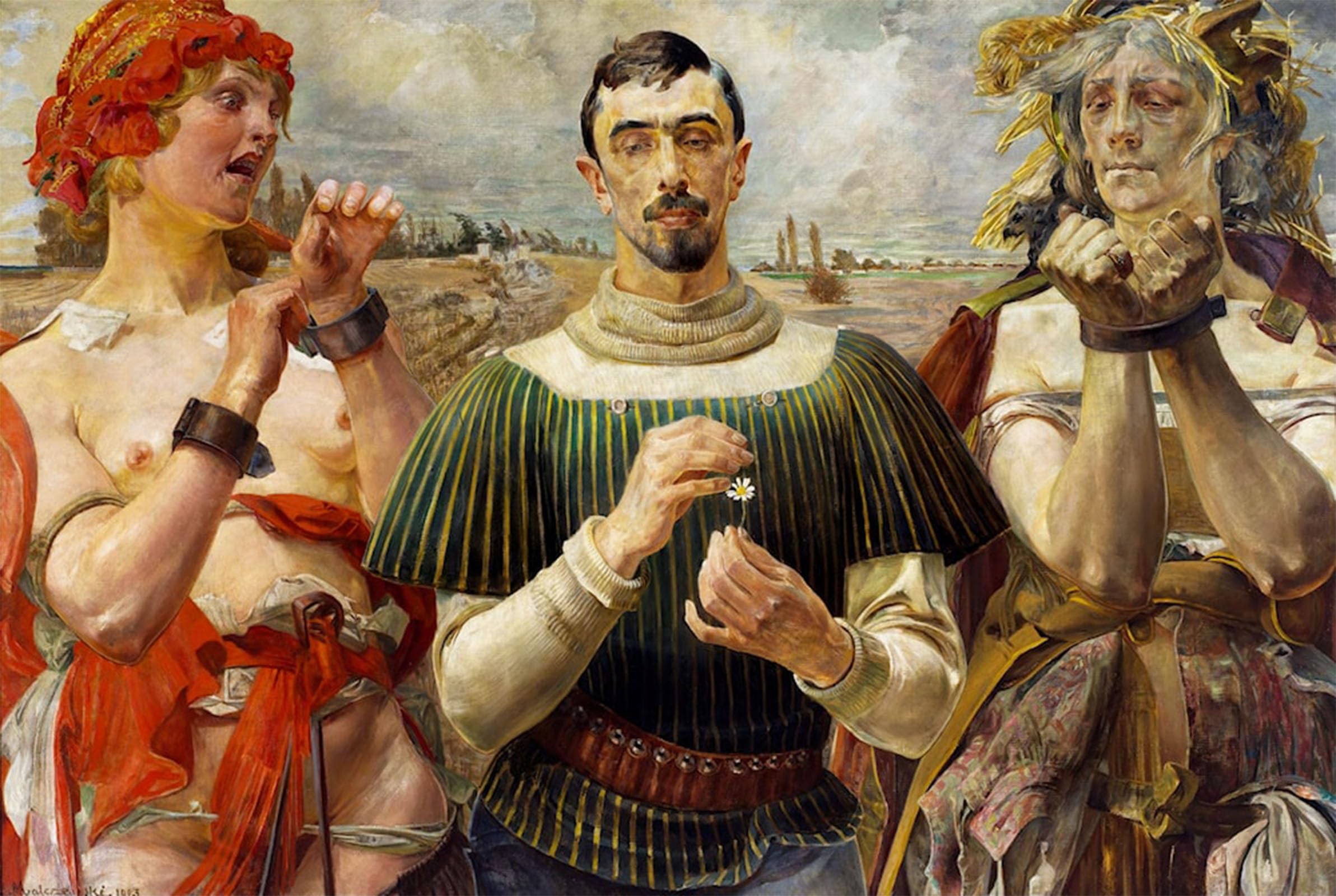 Pintura en lienzo Ritratto di Amleto polacco de 60x90cm con acabados de alta calidad para oficina 5