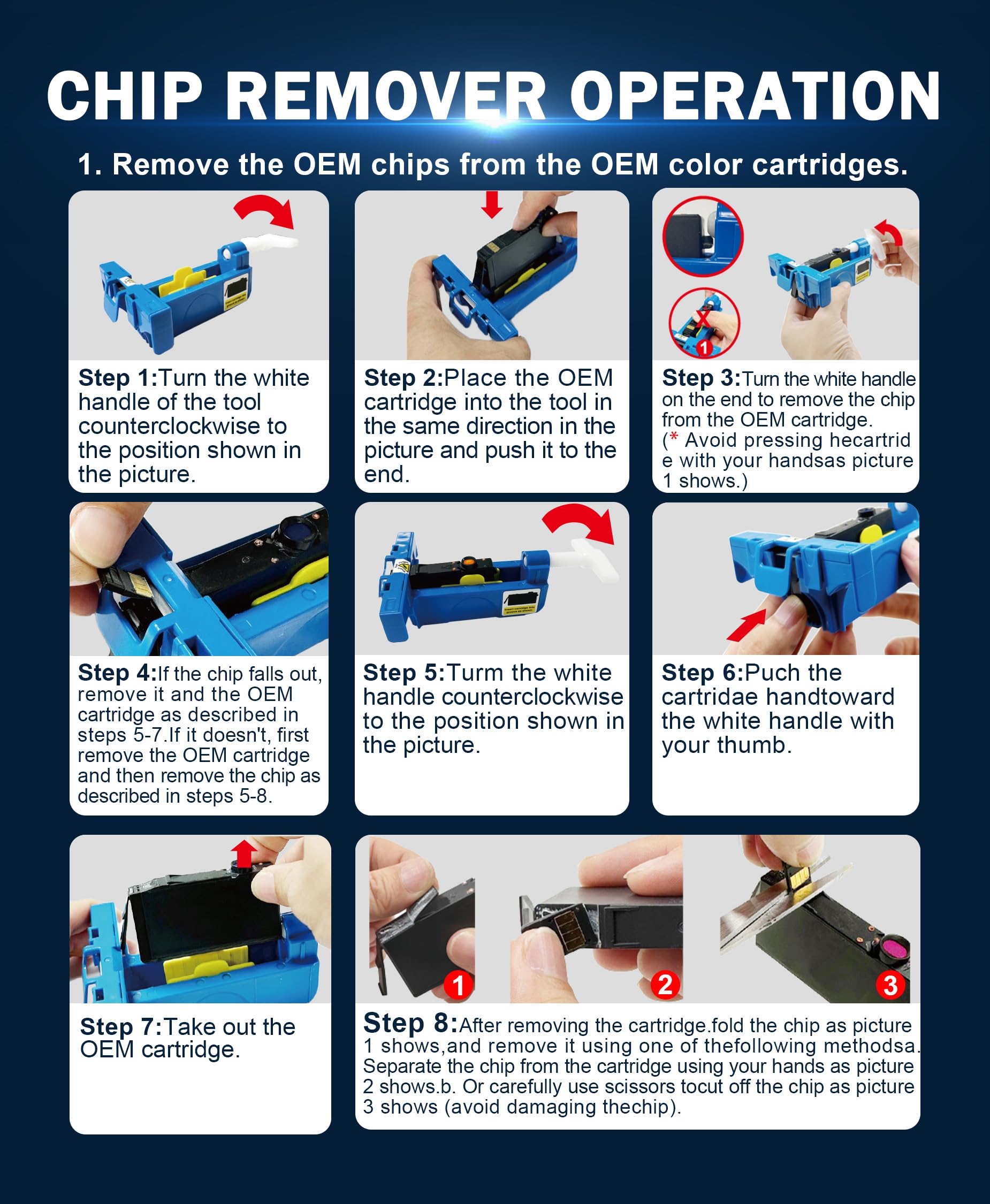924 Druckerpatronen Multipack 924e Kompatibel für HP 924 Patronen Multipack für HP Officejet Pro 8120e Patronen für HP Officejet Pro 8132e 8122e 8134e 8135e 8138e 8139e 8124e (4er-Pack, Kein Chip) - 5