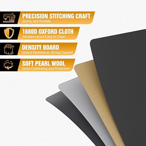 Miniatura 6 de K KNODEL Organizador de maletero de automóvil, organizador de automóvil con tapa, almacenamiento plegable resistente para SUV, camión, organizador