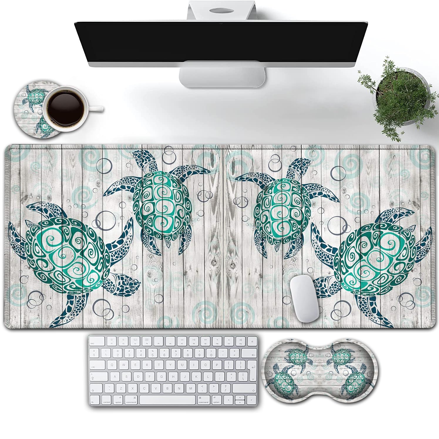 Alfombrilla De Mouse XL Para Juegos, Diseño De Caballo Paintsplash Con