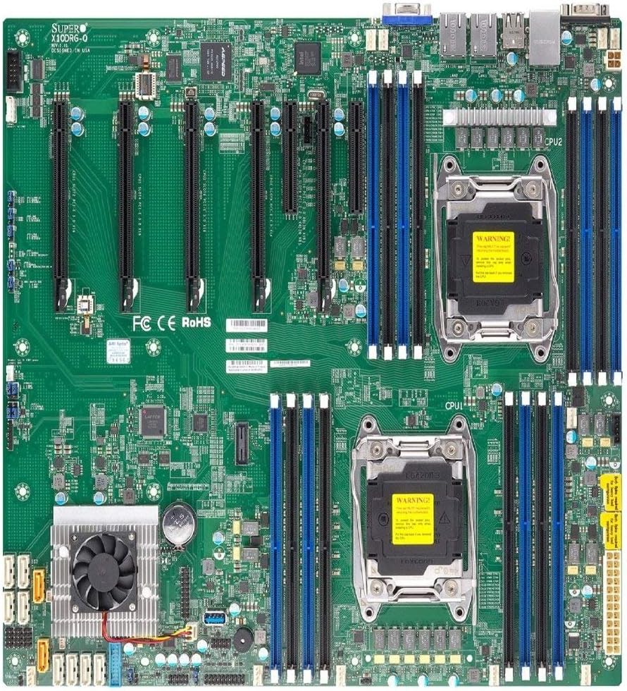 Supermicro Motherboard MBD-X10DRG-Q-B Xeon E5-2600v3 LGA2011 DDR4 SATA Brown Box