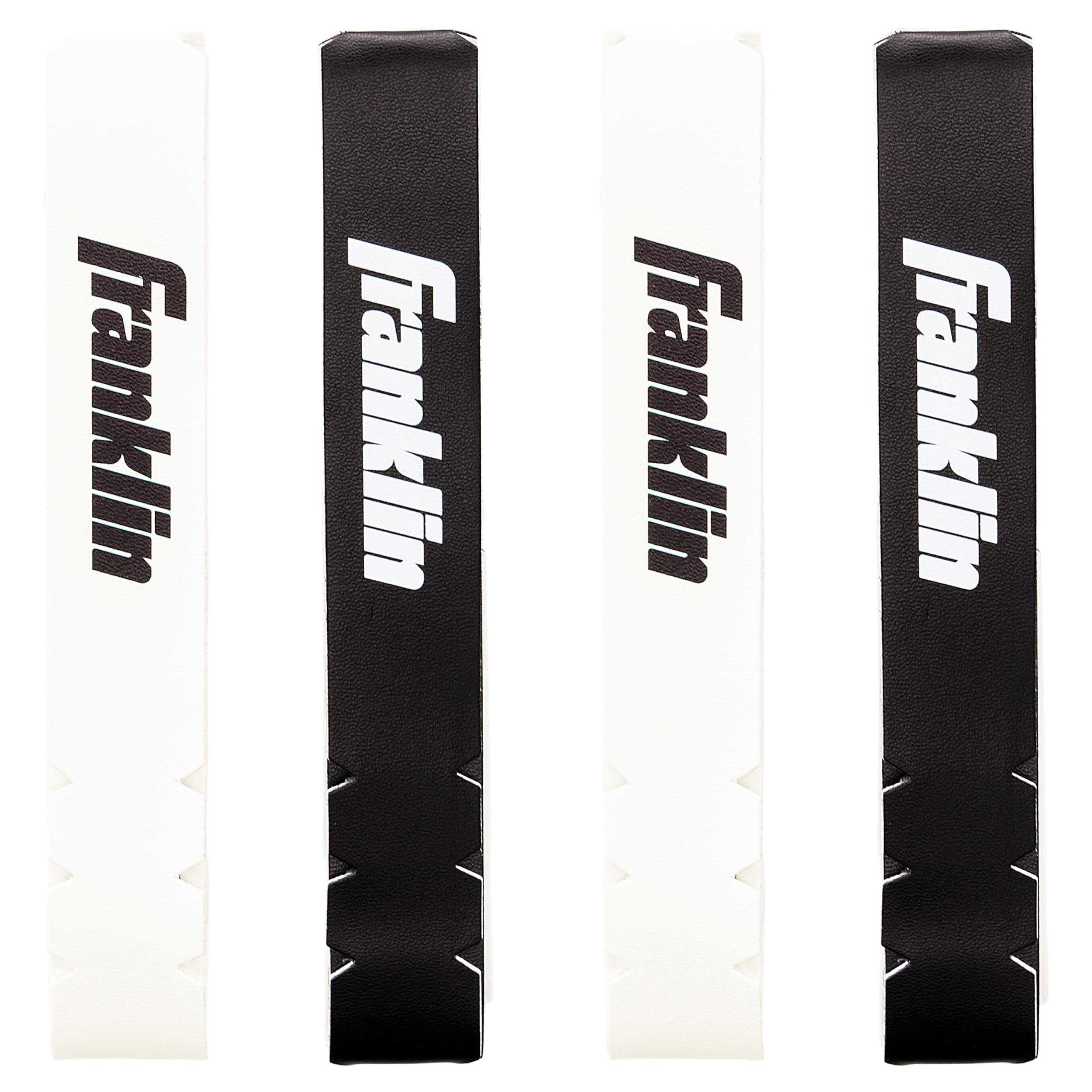 Franklin Sports Pickleball Paddle Edge Guard Tape - Edge Protection Tape for Paddle Heads - 26mm Wide for 14-16mm Core Rackets - Black/White
