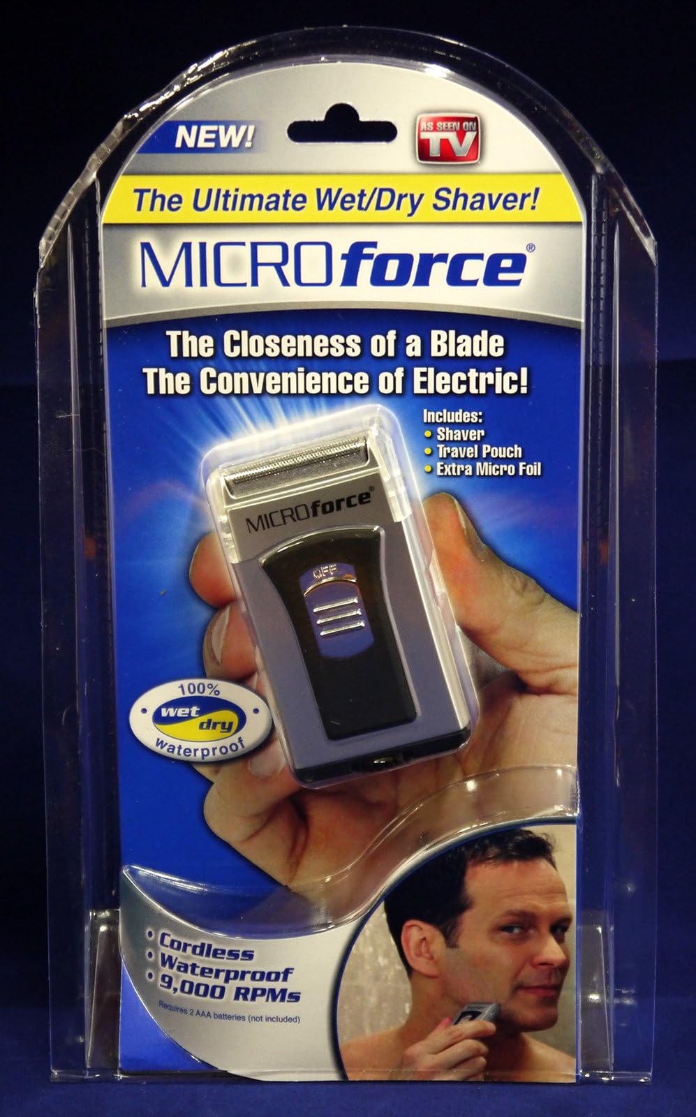 MicroForce Wet/Dry Shaver, Cordless