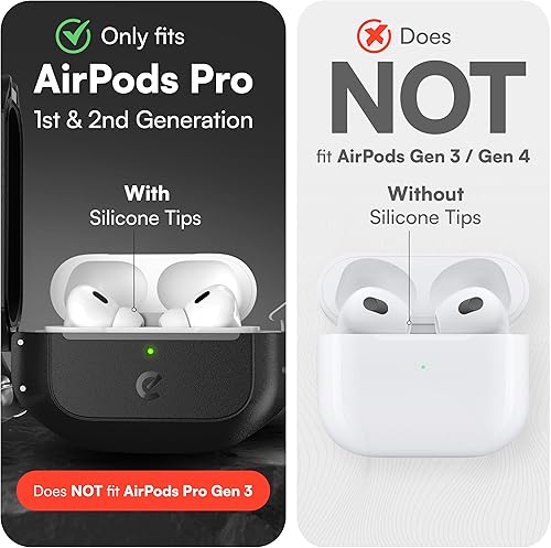 Miniatura 9 de KeyBudz Funda impermeable para AirPods 3  Ultra segura cierre Hydro Lock protección resistente carcasa dura clip de mosquetón funda patentada para