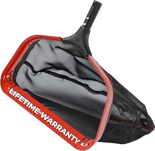 Vista 23 de ProTuff, red para hojas para alberca. Malla fina y resistente para limpiar arena y limo de las albercas por encima del piso o en el piso, más rápido