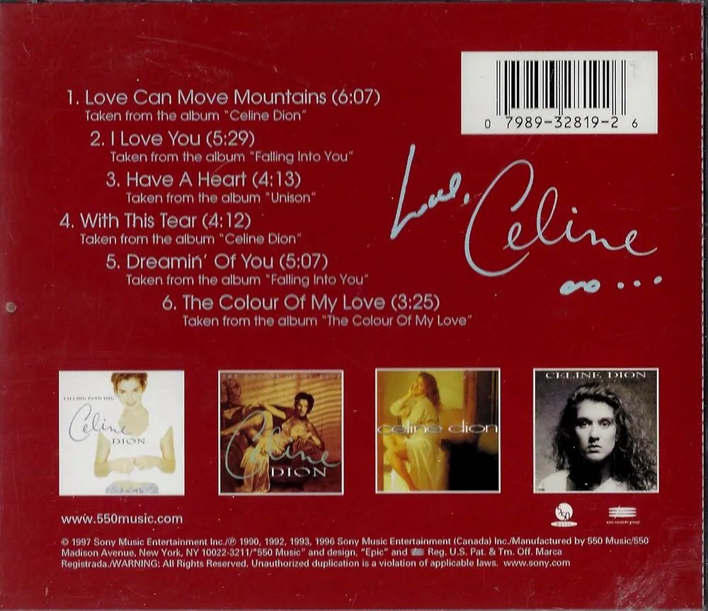 CELINE DION VOICE OF LOVE CD セリーヌ CELINE DION VOICE OF LOVE CD セリーヌ