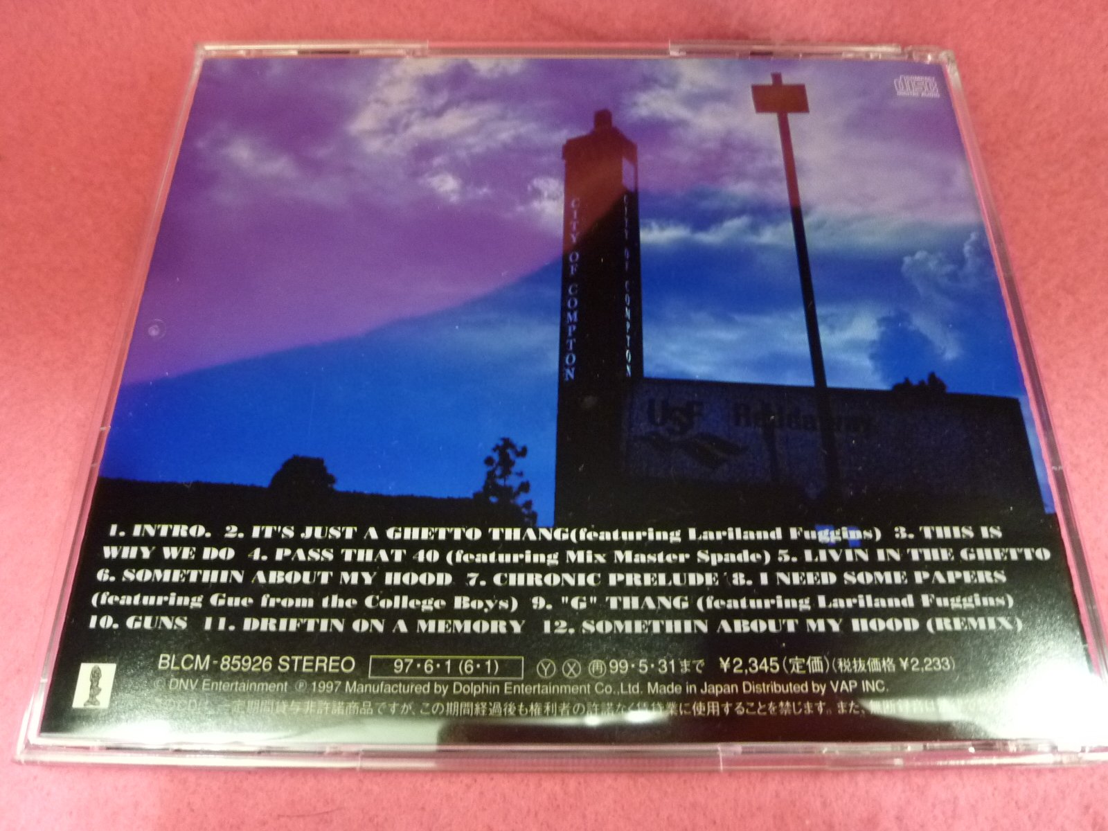 DADDY V DMG (2) - It's Just A Ghetto Thang - CD