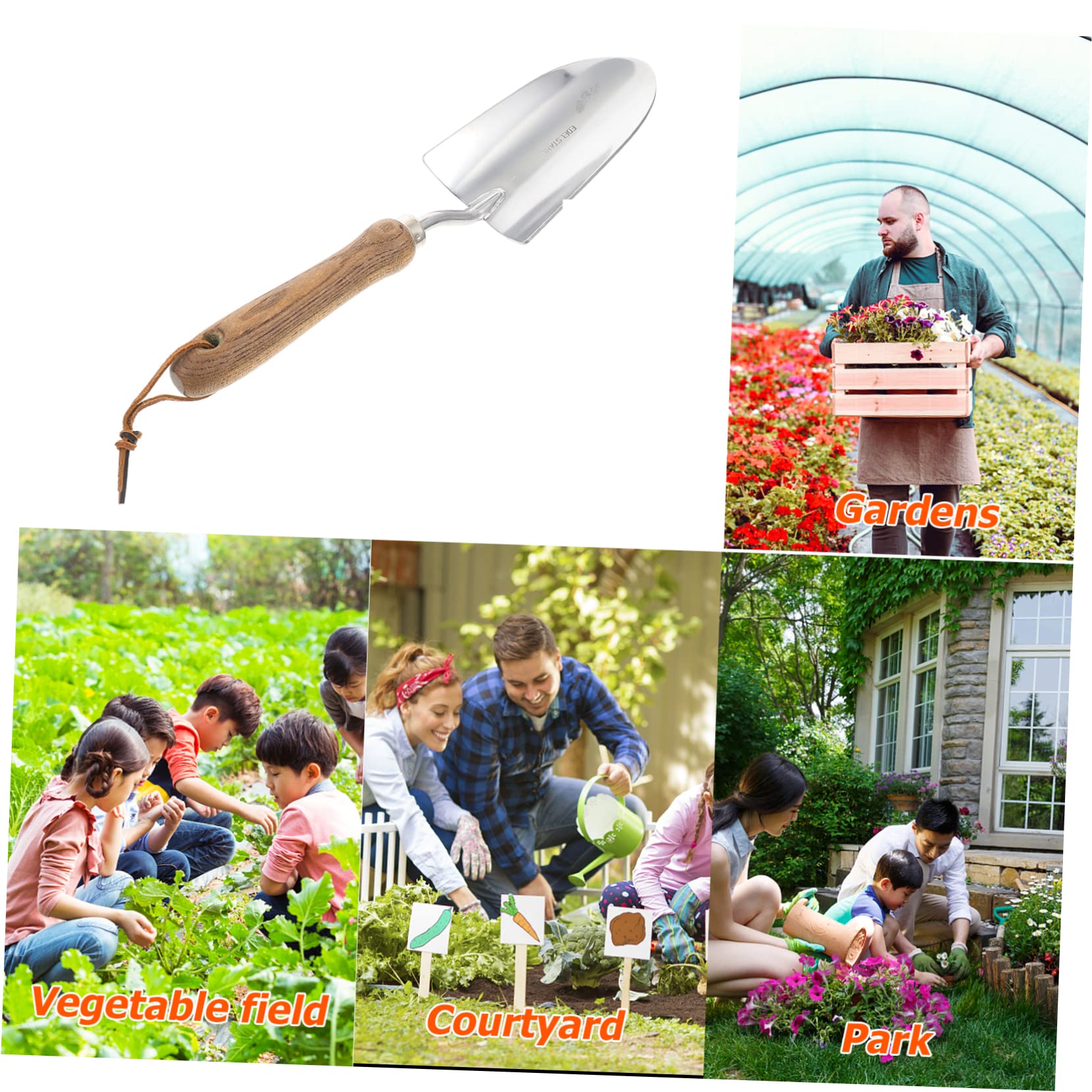 2 Stück Gartenschaufel Gartenhandwerkzeuge Gartengeräte Anlage Gartengerät Pflanzen Gartenwerkzeug Gartenspaten Handwerkzeuge Für Gartenarbeit Gartenkellen Rostfreier
