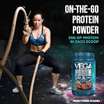 Vega Protein + Supergreens Vegan Plant Based Protein Powder – 20g Organic Pea Protein, Dairy-free, Healthy Breakfast Shake – Chocolate, 19 Servings, 618 grams (Pack of 1)