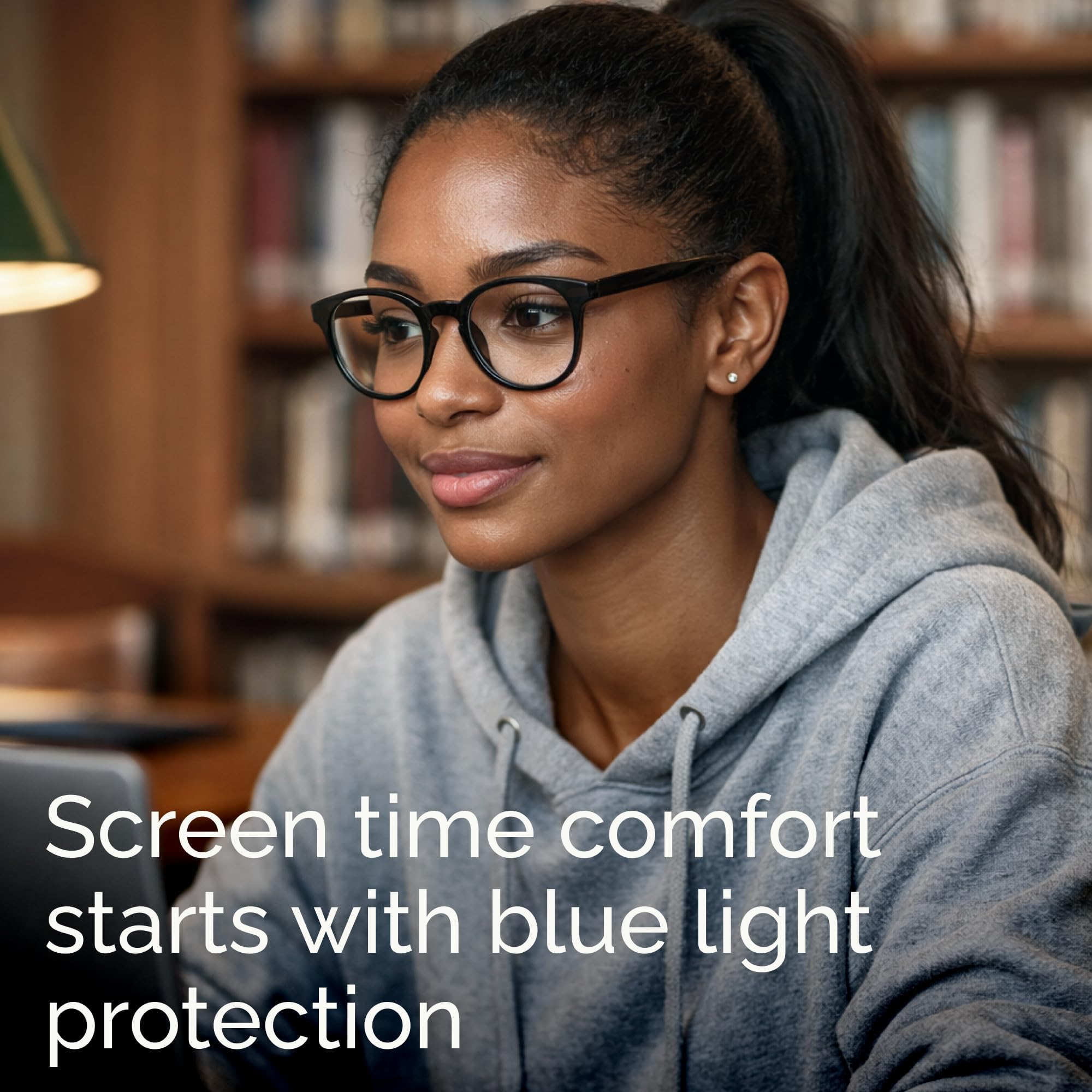IBOANN Gafas de bloqueo de luz azul para mujer, paquete de 3 | Luz azul y protección UV, marcos redondos, estilo listo para pantalla, elegante y cómodo