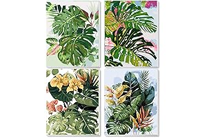 Framed Paint by Numbers Kit for Adults - 4 Pack