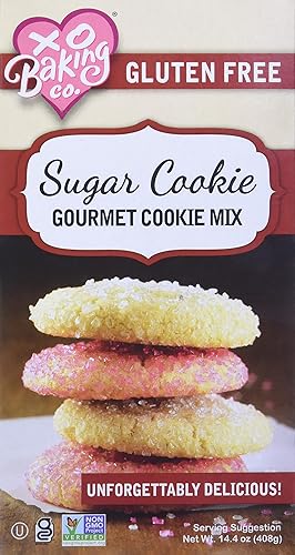 XO Baking Co. Mezcla de galletas de azúcar, mezcla de masa de galletas de azúcar sin OMG, galletas de cumpleaños y vacaciones (paquete de 6) (14.4 disponible en Yaxa Peru