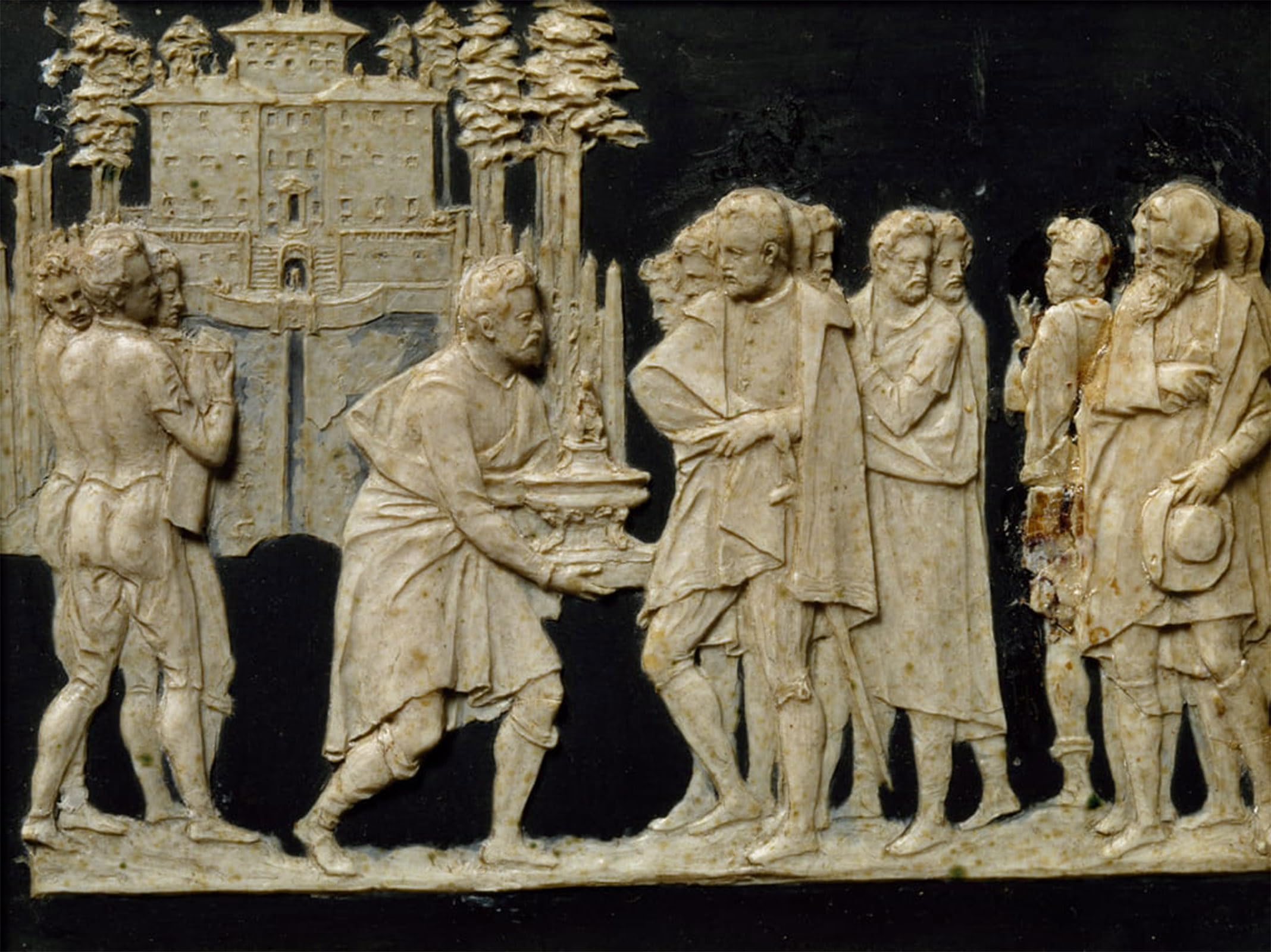POSTERIIk Famous Print Pop Art Wall Art Graffiti Presentation to Francesco I of Model Fountain in Pratolino by Giambologna Art Prints for Home Decor 60x90cm