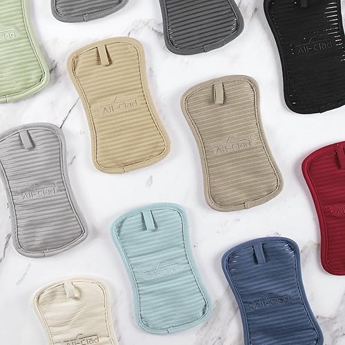 Miniatura 10 de All-Clad Soporte para ollas y almohadilla caliente resistente al calor hasta 500 grados, 100% algodón, almohadilla caliente de 10 x 6.25 pulgadas