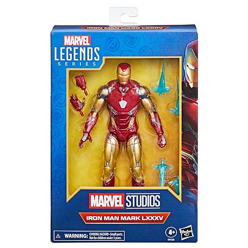 Vista 2 de Marvel Legends Series Iron Man Mark LXXXV, Avengers: Endgame Figura de acción coleccionable de 6 pulgadas
