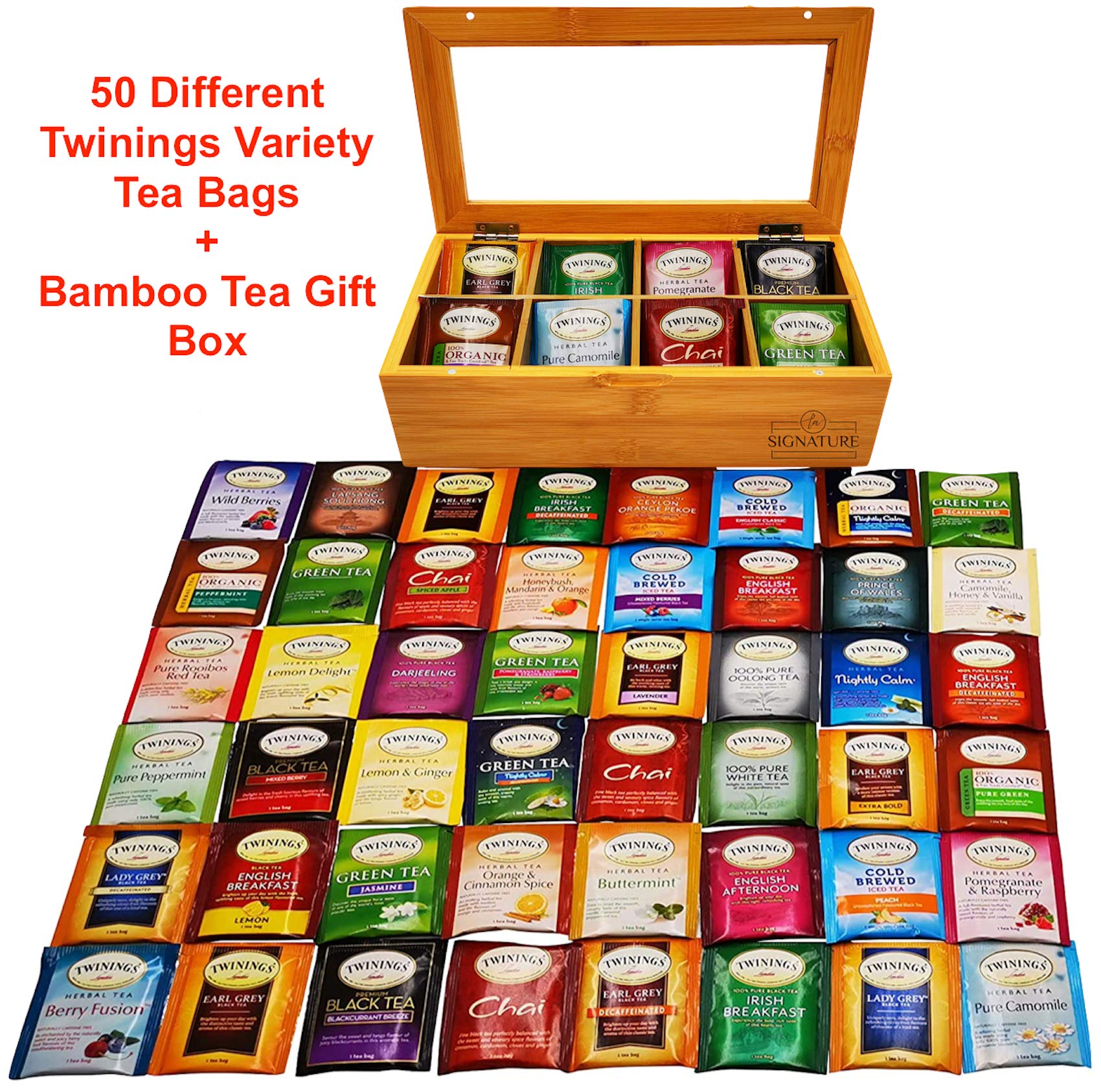 Buy Twinings Tea Bags Sampler Assortment Box 50 COUNT Perfect