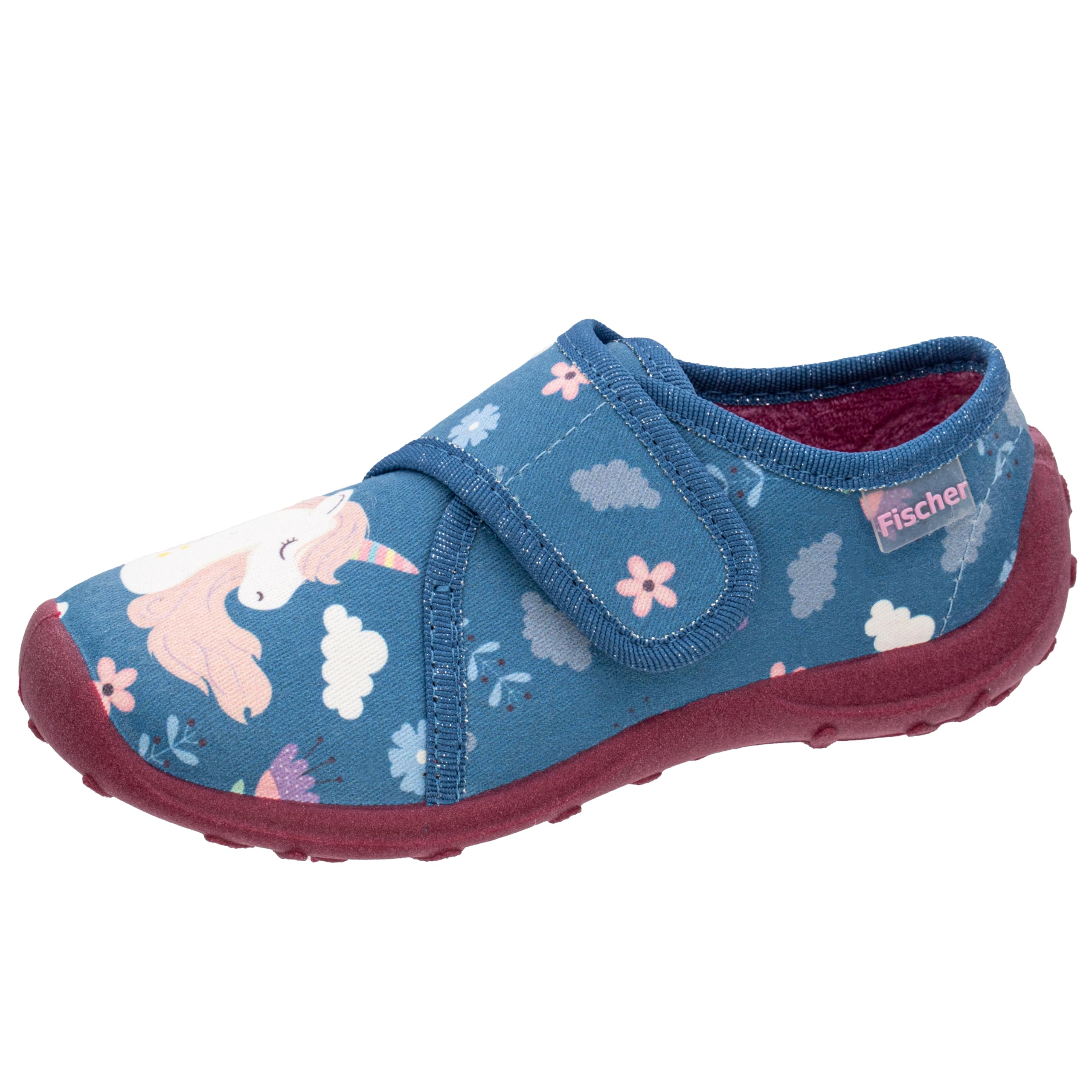 Fischer Girl's Boogy Mule, Blue Pink, 10.5 UK Child