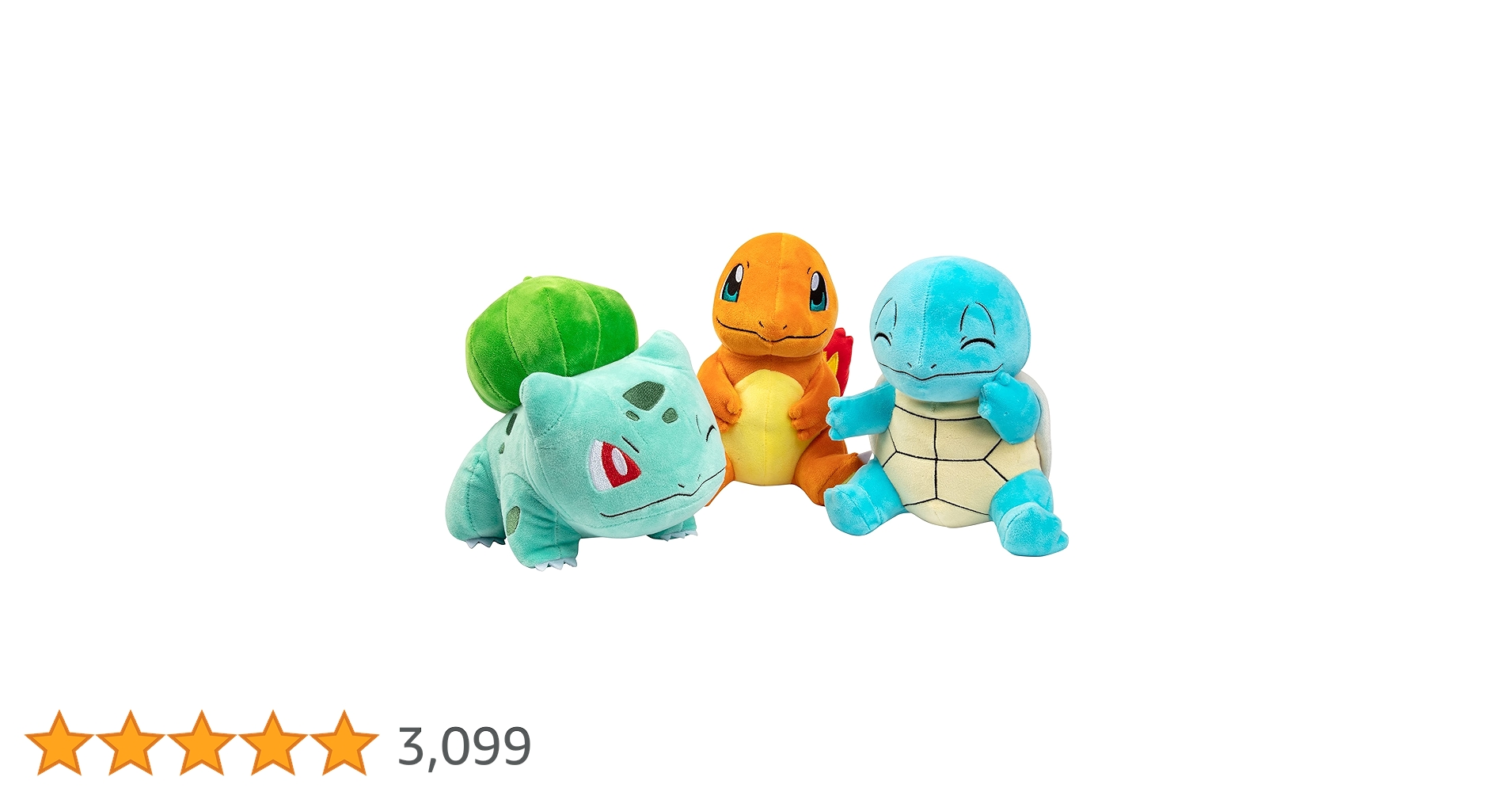 Amazon.co.jp: ポケモン 8インチ プラシ天スターター 3パック ヒトカゲ